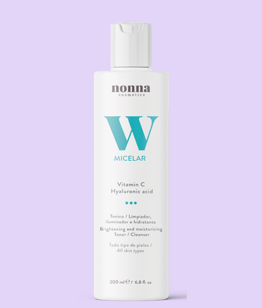 MICELAR W Tónico Limpiador con Vitamina C & Ác Hialurónico