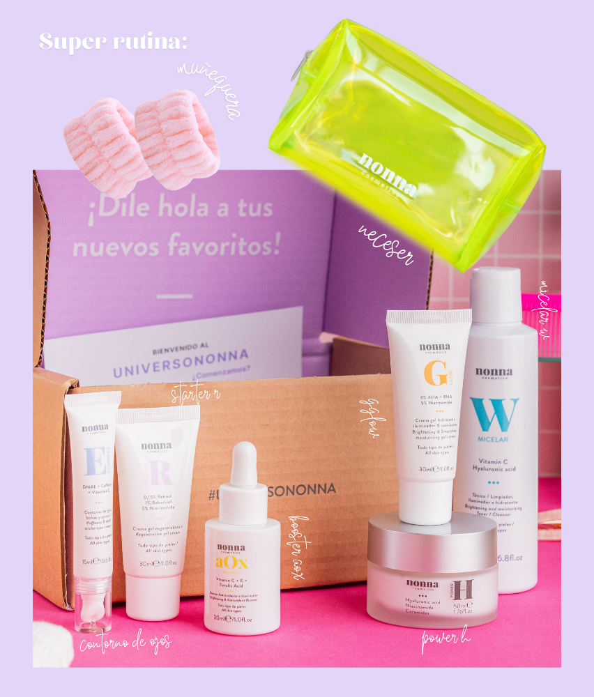 AM&PM ROUTINE Micellare W + AOX + Starter R + GGlow + Power H