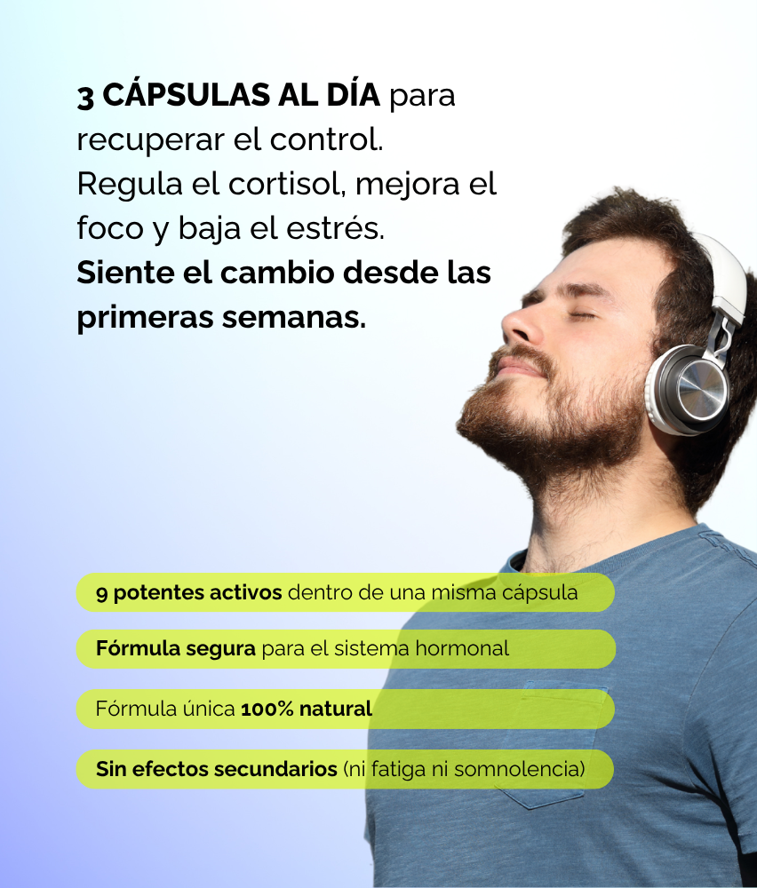 CORTIZEN FOR MAN - MANEJO DEL ESTRÉS & BALANCE HORMONAL