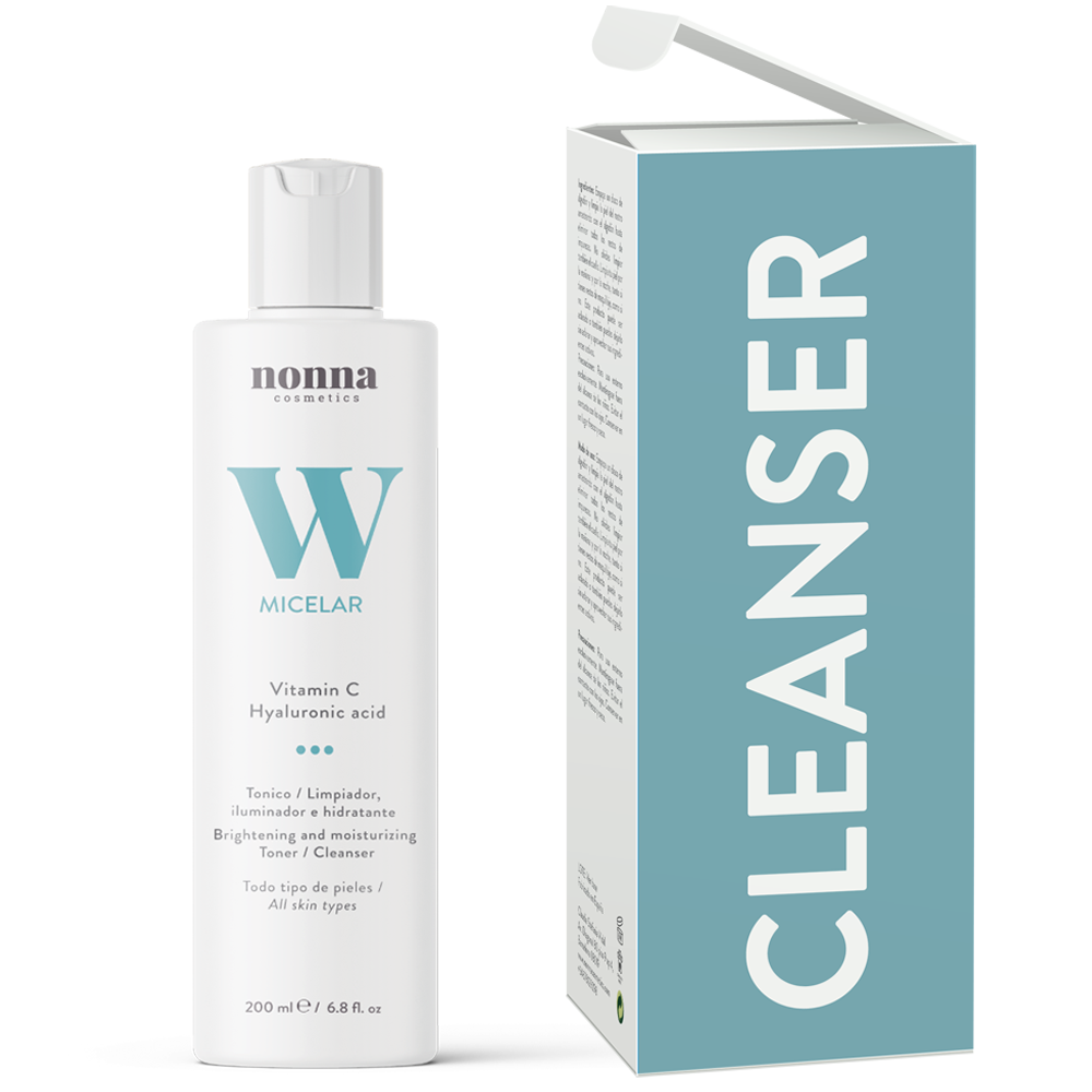 MICELAR W Tónico Limpiador con Vitamina C & Ác Hialurónico
