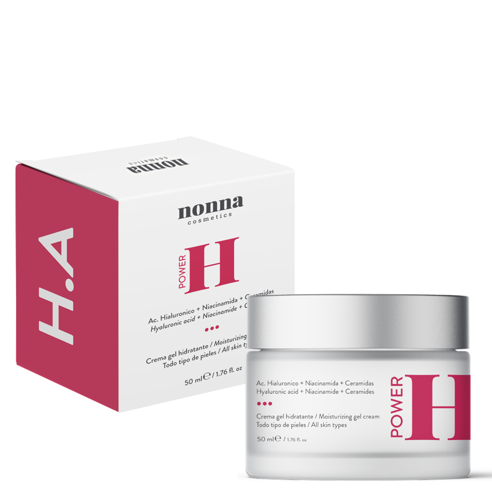 POWER H Hidratante c/ Hialurónico, Ceramidas & Niacinamida