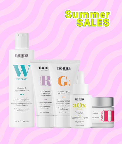 AM&amp;amp;PM ROUTINE Micellare W + AOX + Starter R + GGlow + Power H
