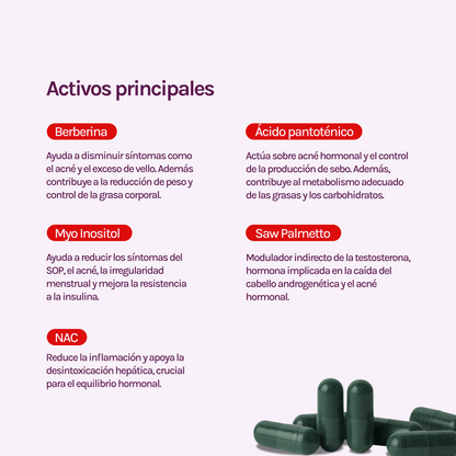 A CONTROL - ACNÉ HORMONAL &amp; RESISTENCIA A LA INSULINA