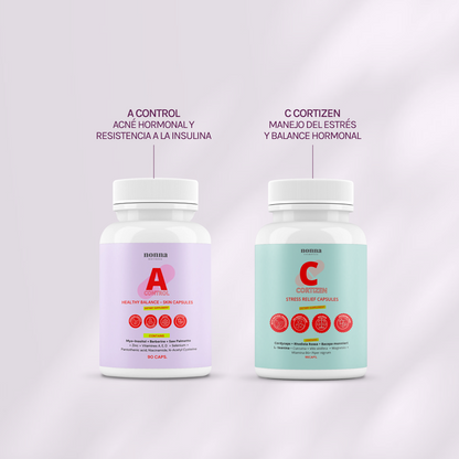 A CONTROL + CORTIZEN - Equilibrio hormonal desde el cerebro, los ovarios, la piel y el metabolismo.