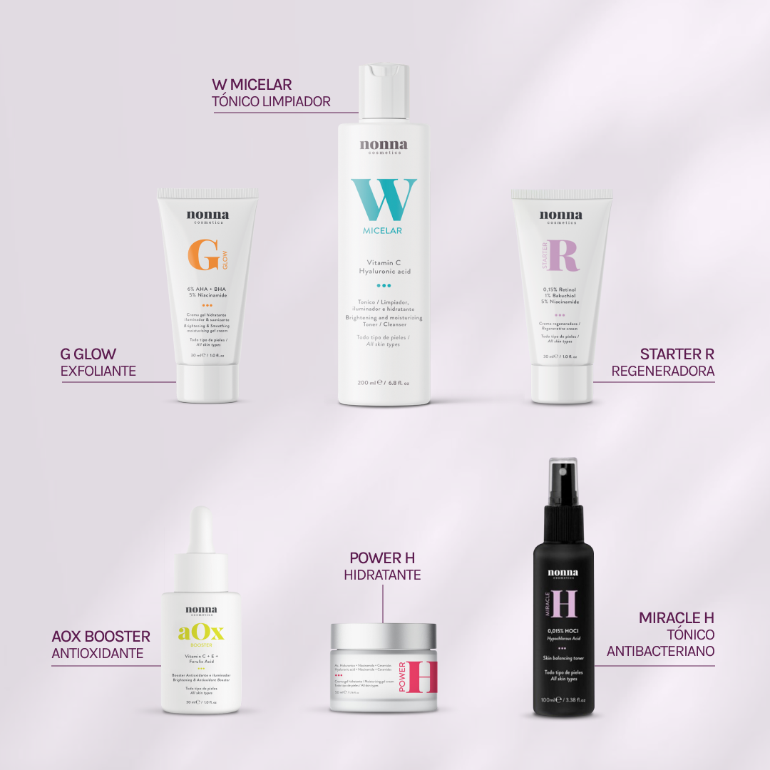 RUTINA FULL ACNÉ - ANTIBACTERIANA + GRANITOS + MARCAS + POROS