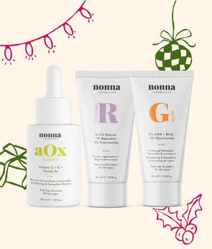 KIT DI TRATTAMENTO Booster AOX + GGlow + Starter R