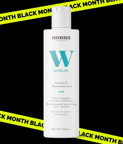 MICELAR W Tónico Limpiador con Vitamina C &amp; Ác Hialurónico