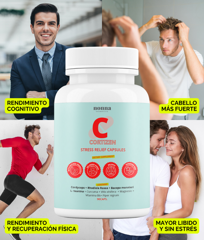 CORTIZEN FOR MAN - MANEJO DEL ESTRÉS &amp; BALANCE HORMONAL