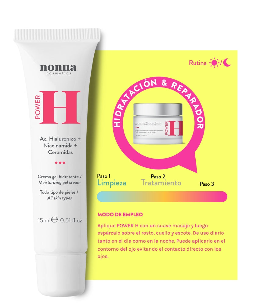 POWER H Moisturizer w/ Hyaluronic, Ceramides &amp;amp; Niacinamide